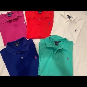 (LOT) Ralph Lauren Ladies Slim Fit Polo Shirts